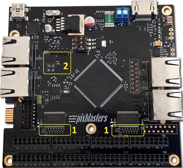 New Pixblasters MS1 board revision brings new improvements
