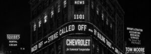 From the History of Digital Signage: The Legendary Times Squarre Zipper Sign
